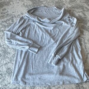 Entro Heather Gray Knit Top